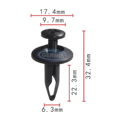 Clip fissaggio per gm - 10,