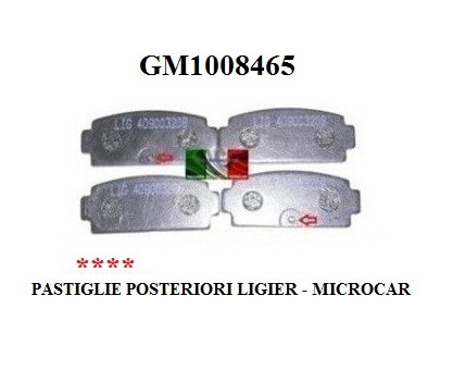 Pastiglie freno posteriori - pastiglie,