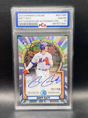 2023 bowman chrome brett baty - bowman,